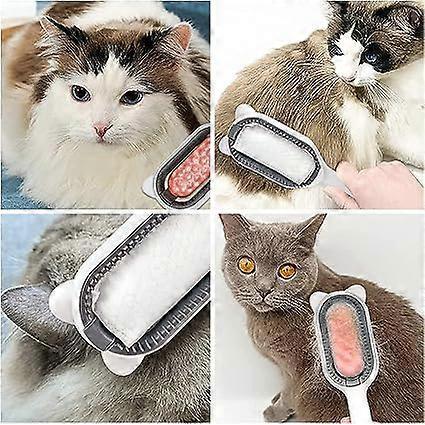 Self-cleaning brush for dogs and cats Cat brush Hair removal comb Hair removal comb for pets Effectively removes up to 95% of dead hair and tangles (p