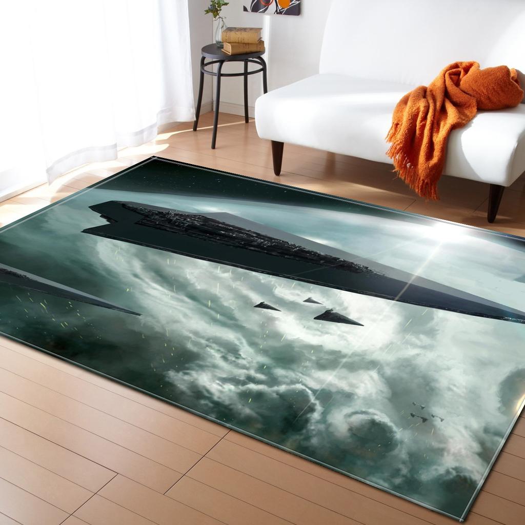 Creative Living Room Carpet Bedroom Dining Room Floor Mat Pattern Size