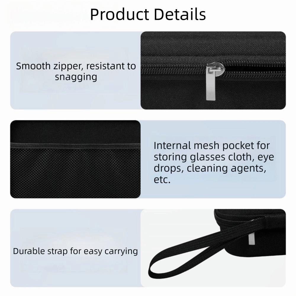 Portable Glasses Case 4/5/7/8 Slots Travel Sunglasses Organizer Sunglasses Cases  For Women Men