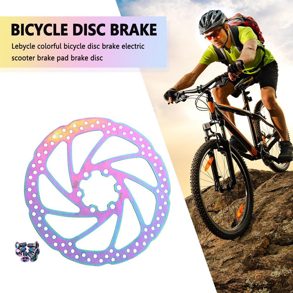 LEBYCLE 6-Bolt Bike Brake Disc Durable Scooter Brake Rotor Dazzling (160mm)  acquista in modo economico — spedizione gratuita, recensioni reali con foto  — Joom