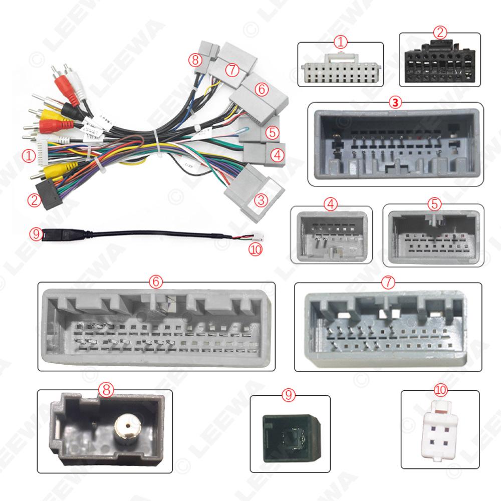 2020 Honda CRV/Civic/Breeze 16P Android Navigation with Protocol Box and Power Cord