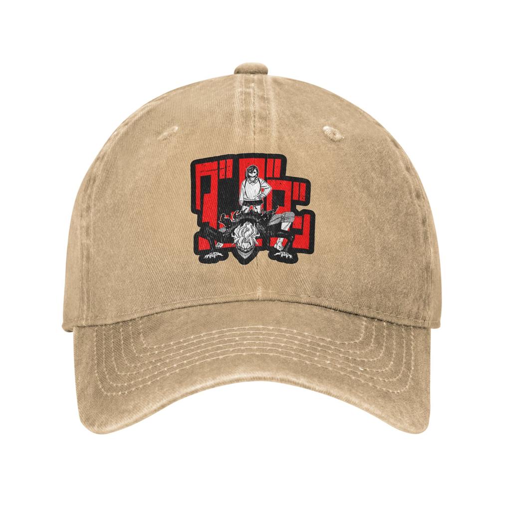 Dandadan Anime Unisexga Denim Fabric Cap Casual Baseball Caps Adjustable Hat Summer Unisex Baseball Hats