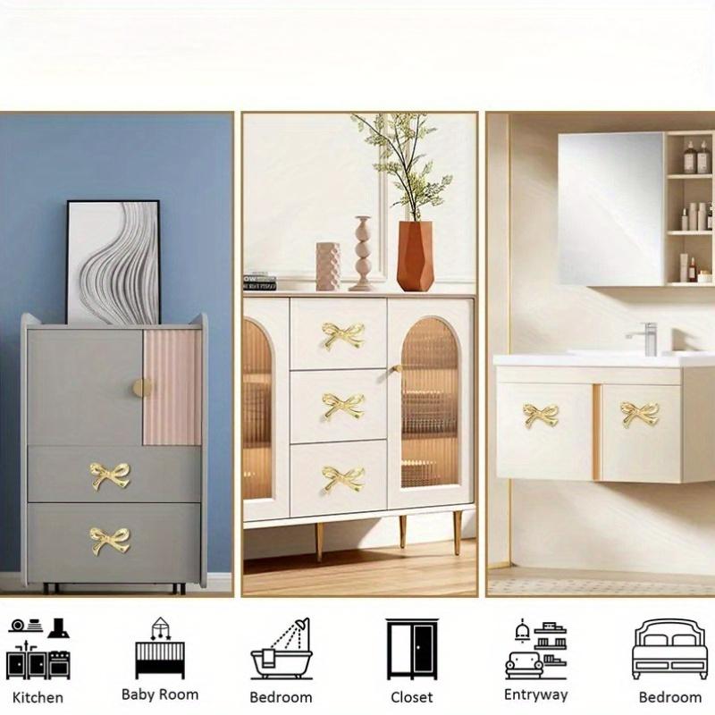 1pcs Bow Tie Shaped Bow Tie Handle Cabinet Wardrobe Door Pulls Drawer Knobs European Style Door Drawer Knob Furniture Handle