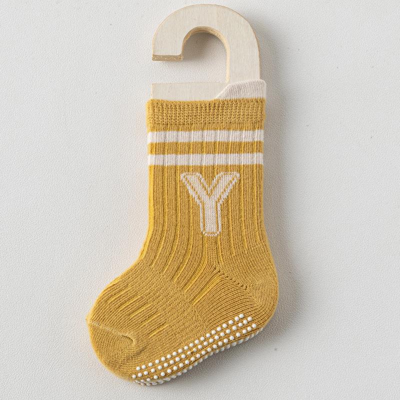 Dětské podlahové ponožky Vnitřní batolecí ponožky Čistá bavlna Prodyšné Protiskluzové dno Dětské ponožky