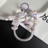 Cartoon Colorful Braided Phone Lanyard With Pvc Material For Keys Bag And Earbud Holder