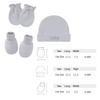 Non-Toxic Newborn Hat+Gloves+Socks Set For Baby Children&Children Cotton Fall Casual Pography Props Soft Headwear Infant Nightcap Fashion