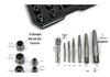 High Torque Wear-Resistant Reverse Thread Nut Extractor Set for Rusted or Damaged Nuts