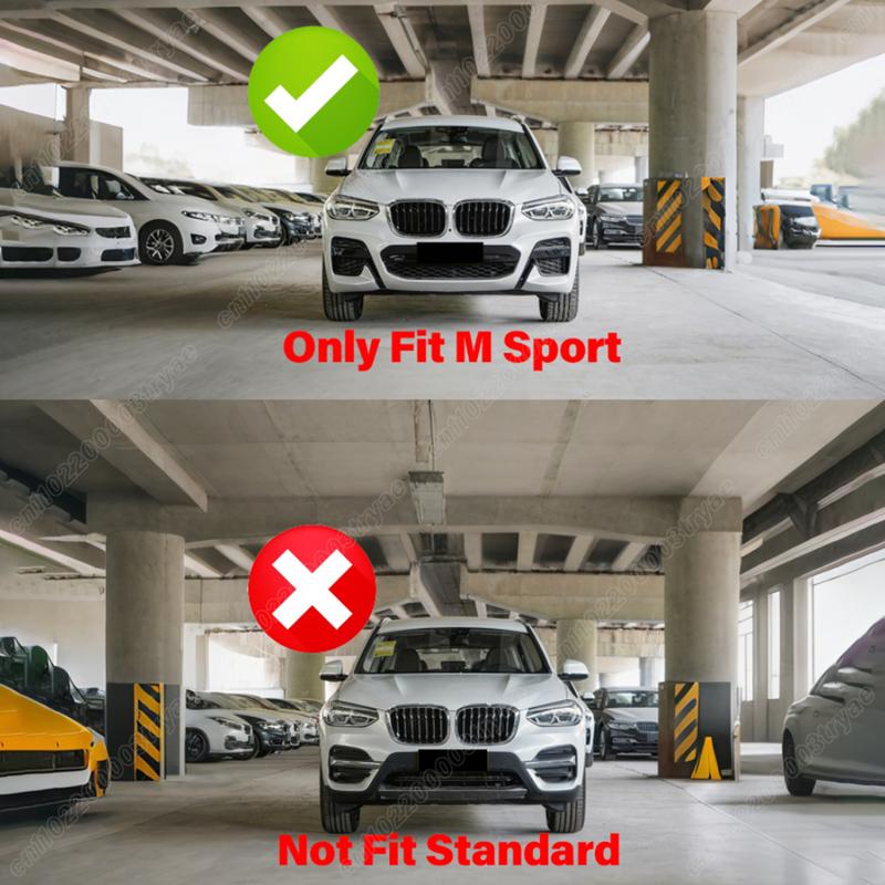 For BMW X3 G01 X4 G02 M Sport M40i M40d 2017 2018 2019 2020 2021 Automobile Front Bumper Lower Lip Spooler Splitter Body Kit