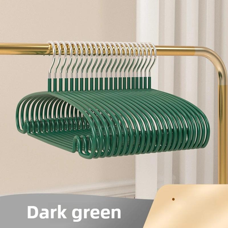 10PCS Simple Clothes Hanger Non Slip Dormitory Household Clothes Hanging to Prevent Clothes Deformation  Storage