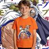 One Piece Monkey D Garp Anime Print Boys Girls Cotton T Shirt Kids Casual Summer Tee Top Pure Cotton Soft Breathable
