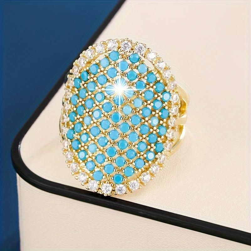 1PC Elegant Geometric Design Women'S Ring,Party and Banquet Accessory, All-Season Jewelry