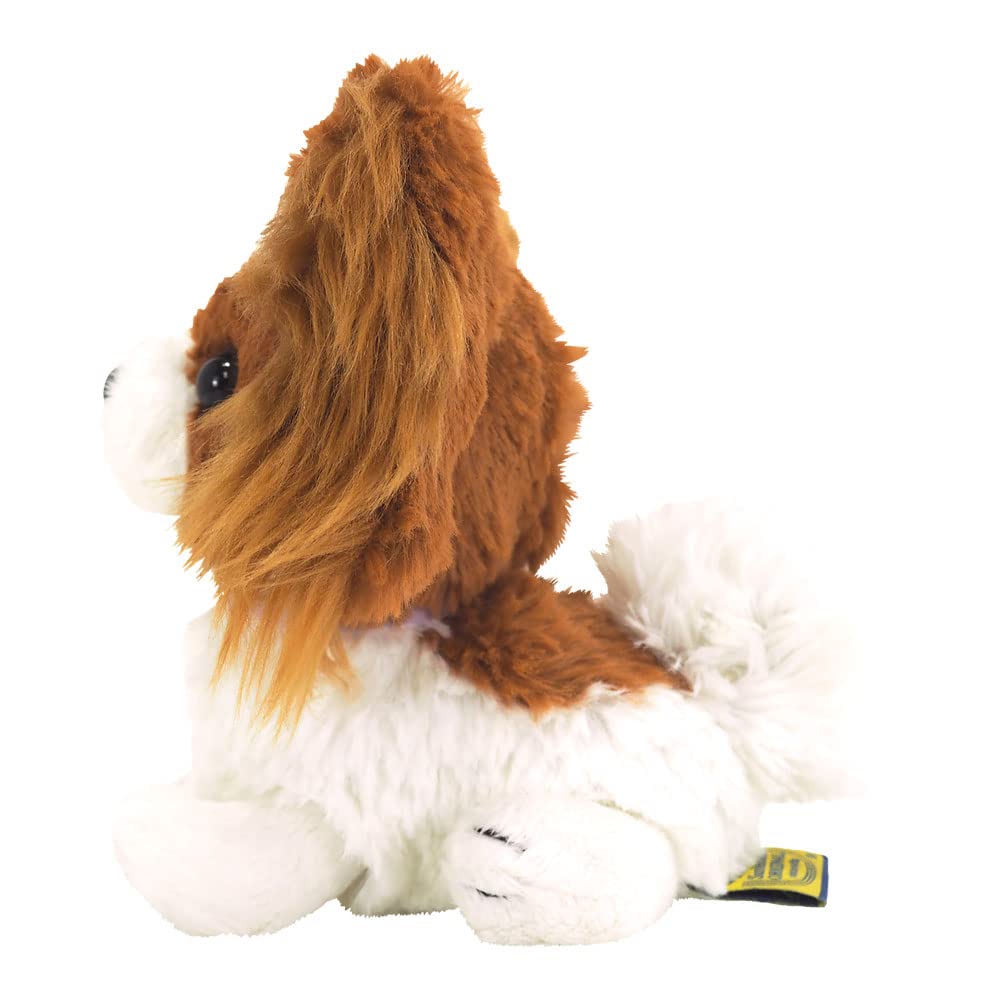 Sun Lemon Pups Papillon Brown S 15.9 X 11.3 X 7.2 Cm Stuffed Animal Dog P-1992