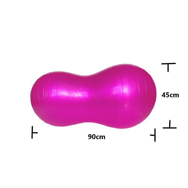 Bola de Ioga Amendoim para Fitness, Reabilitação, Pilates e Uso ao Ar Livre/Doméstico - Espessada e à Prova de Explosão