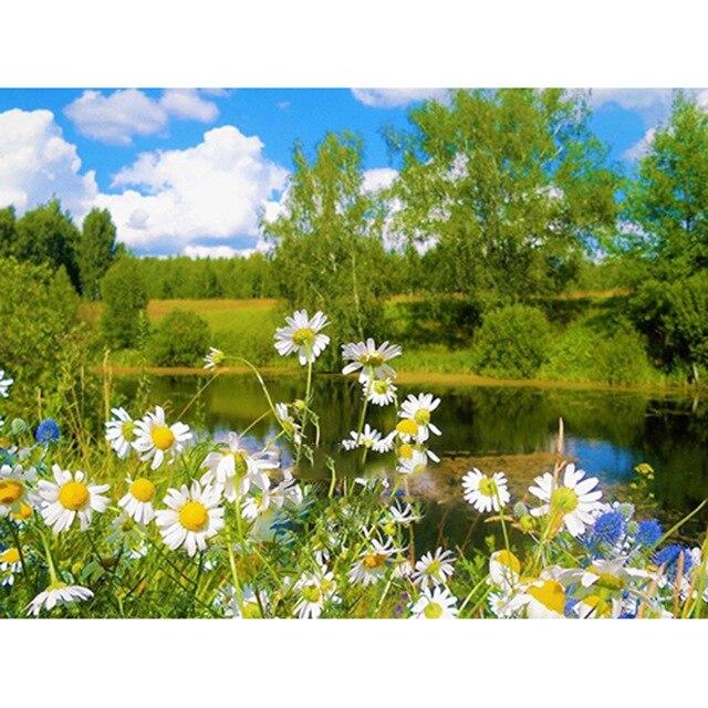 Flower Diamond Painting Accessories 5D DIY Diamond Mosaic Embroidery Cross Stitch Full Round Square Rhinestone Home Decoration