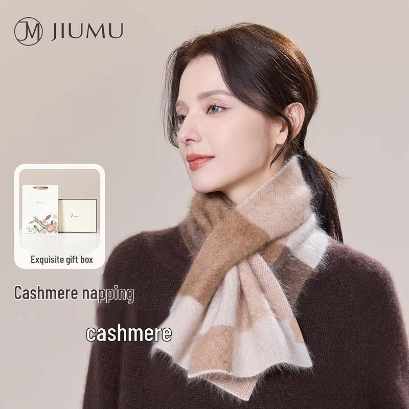 JIUMU Women s Pure Cashmere Scarf One Size