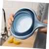 HEMOTON 2 Pieces Plastic Folding Water Ladle for Bath, Shampoo, and Tea Ceremony (Random Color)