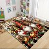 1Pc Holiday Gnomes Celebration Carpet Rug Soft Washable Antislip Home Living Room Sofa Mats Personalized Christmas Rug