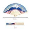 Kyosuke Silk Fan Pouch Sakura Mount Fuji Approximately 21cm Men Women Souvenir Japanese Miscellaneous Goods