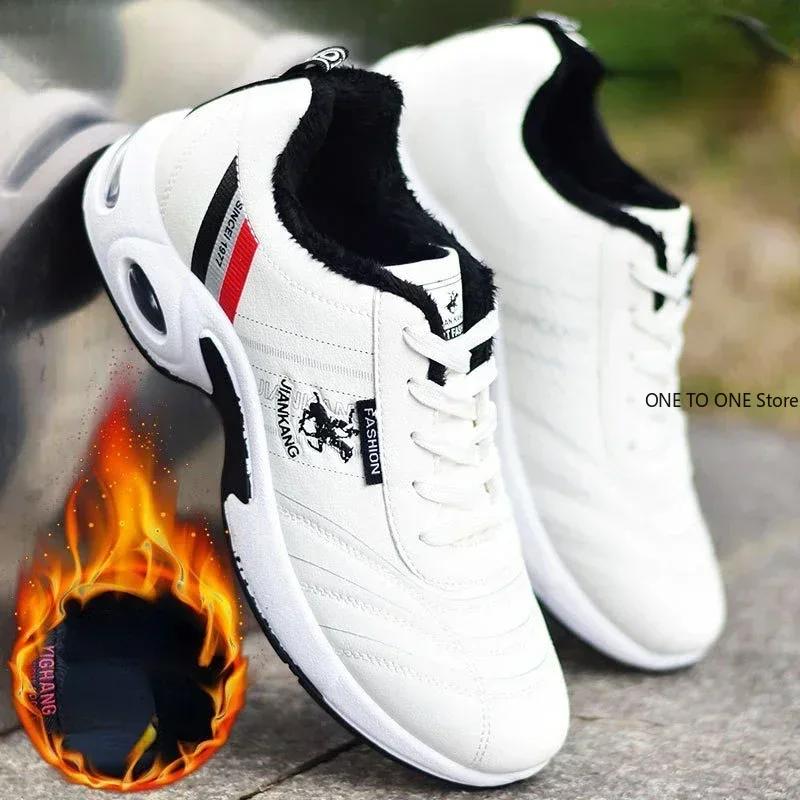 Herren Sneaker Mode Luftpolster Herren Laufschuhe Große Größe 38-47 Sneaker Atmungsaktiv Outdoor Sport Lederschuhe Rutschfest