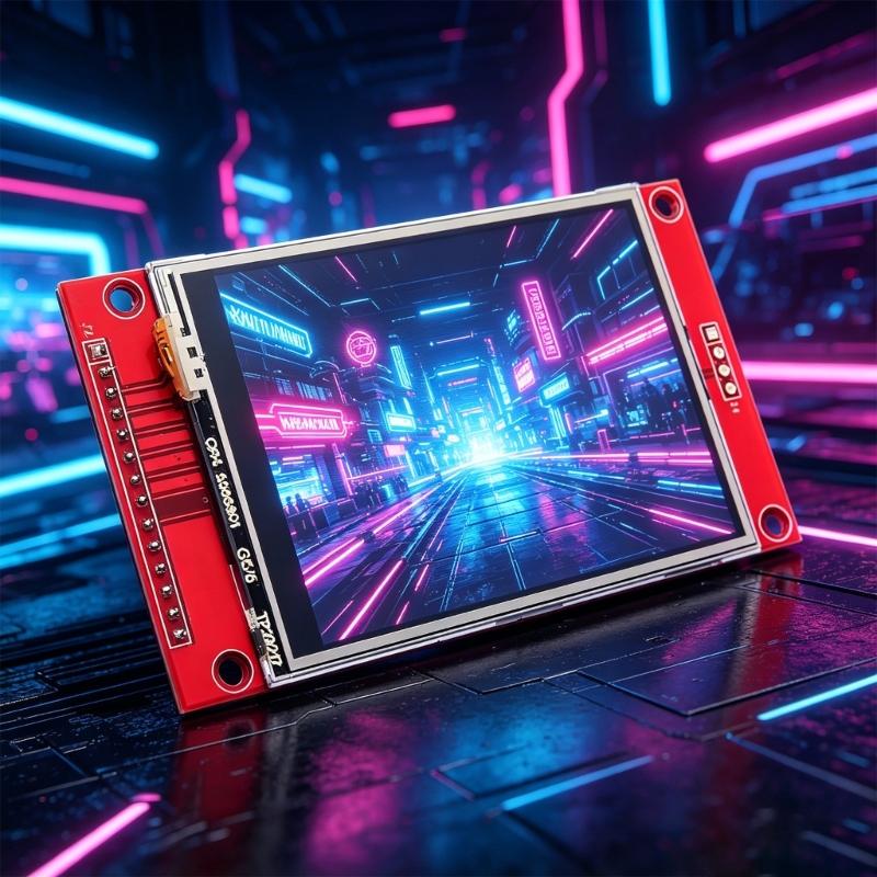 Small 2.4 Inch TFT Screen with SPI Interfaces Low Power Consumption Lcd Upgrades Ideal for Portable Devices & Projects