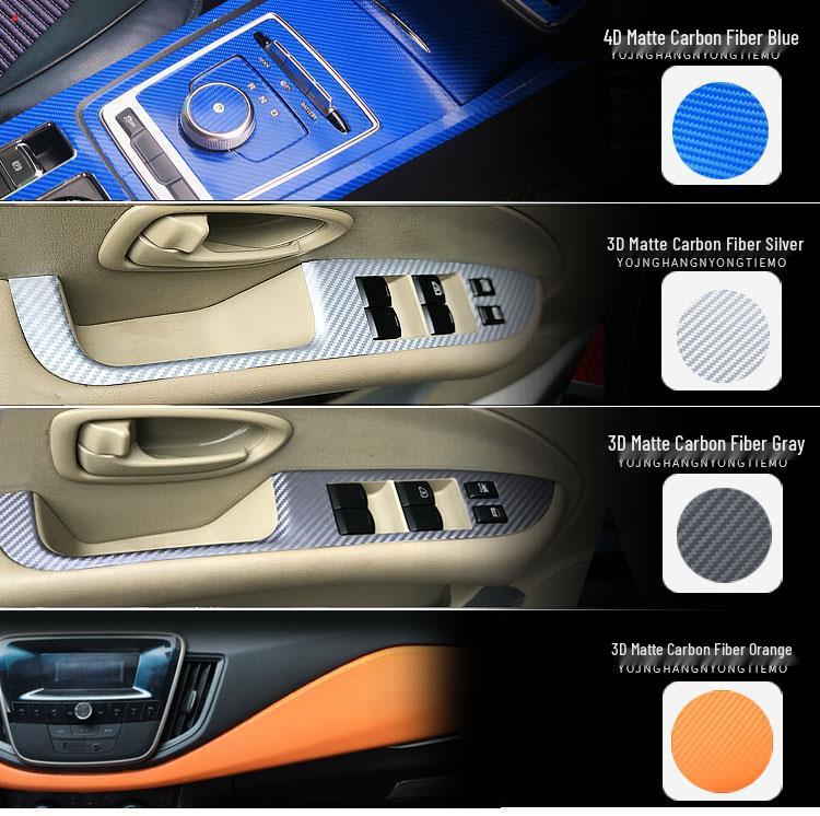 2021 MG5 Carbon Fiber Interior Anti-Kick Gear Shift & Console Sticker