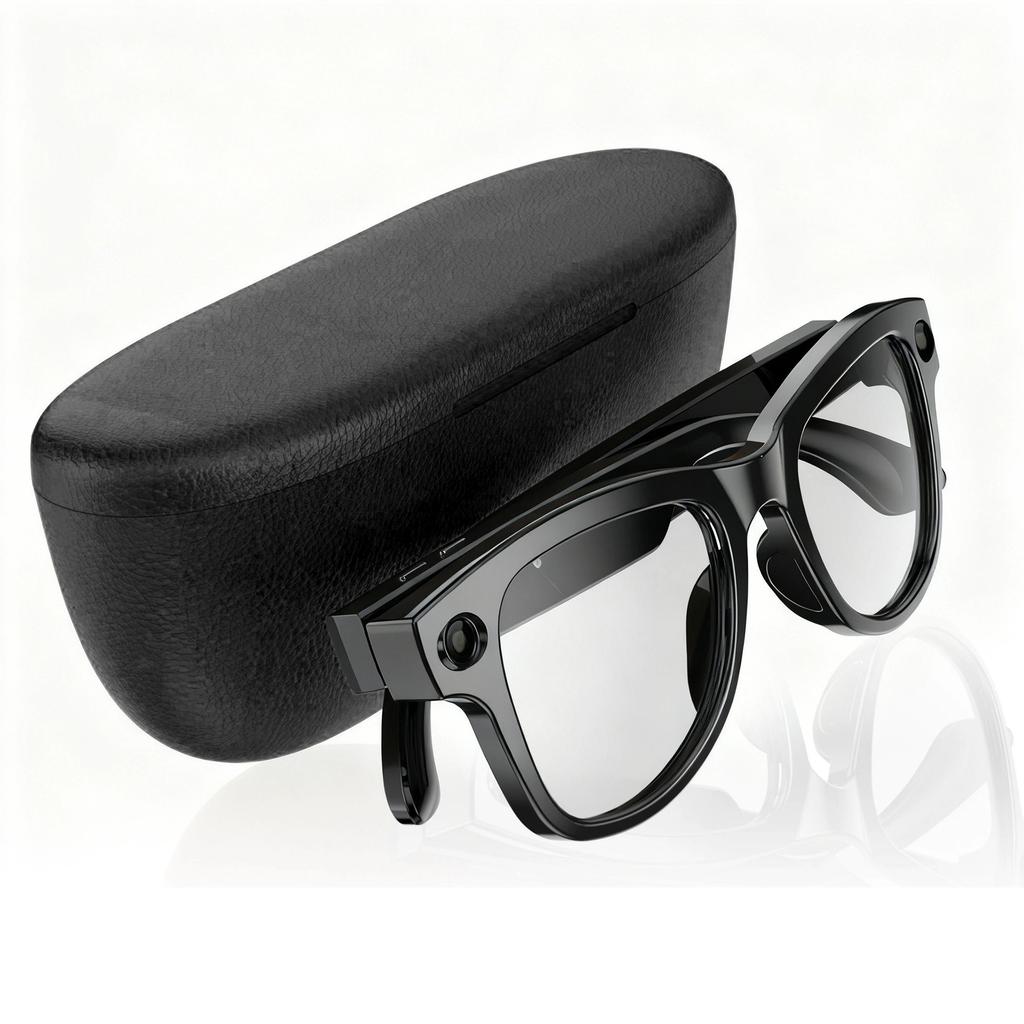 Gafas Inteligentes M02 Ultra AI Cámara HD 4K Gafas de Sol WIFI BT Llamada Grabación de Audio Traducción Wearable Inteligente Estuche de Carga Portátil