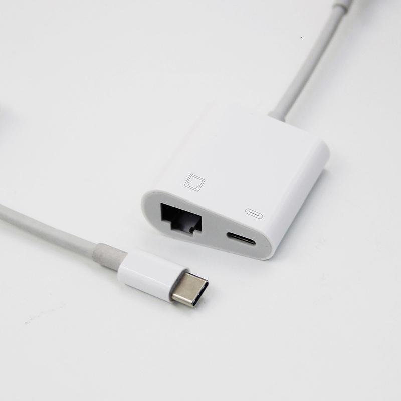 Connection Mobile Phone Adapter Lightning To Rj45 Port Ethernet Converter