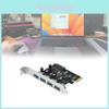 Pcie Usb30 Expansion Card With Four Ports For Desktop Computer Data Transfer