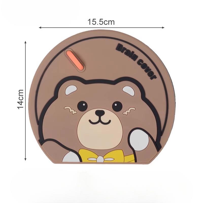 Трап для пола Устройство против запаха Силиконовая прокладка Герметизация канализации Защитная от запаха силиконовая крышка Крышка для герметизации трапа хаки