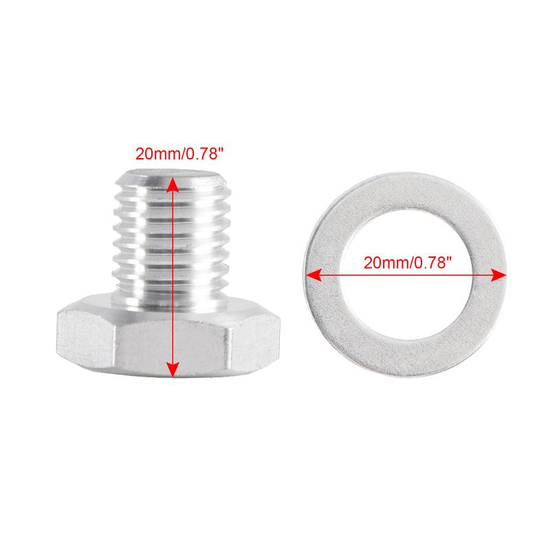 Artudatech Cylinder Head Plug for Coolant Temperature Sensor Hole M12-1.5 LS1 LSX LS3