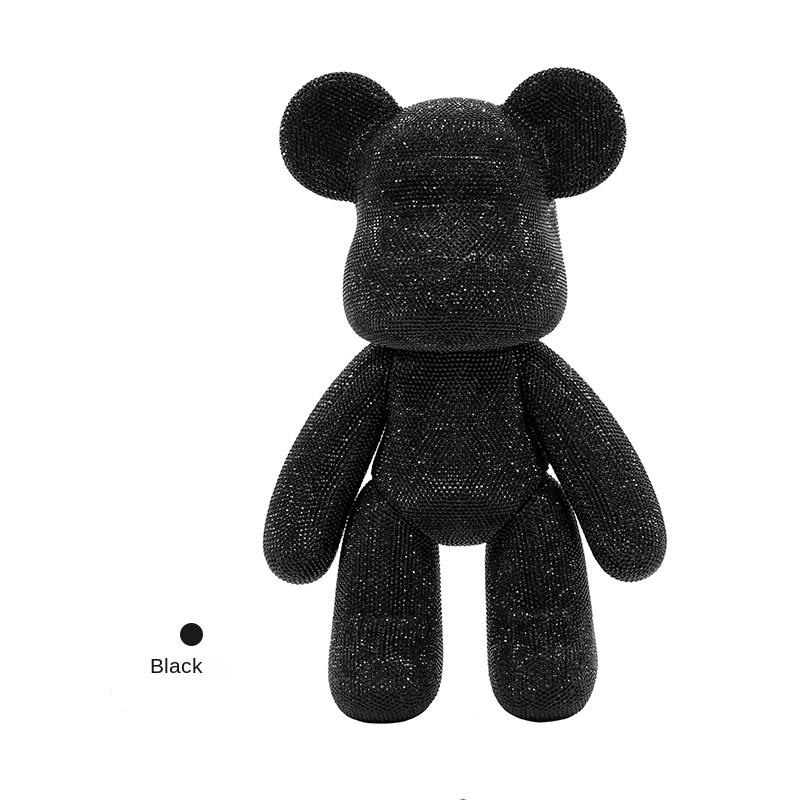 

Творческий 5D алмазная живопись медведь кавайные аксессуары эстетика украшение комнаты статуэтка стол подарок ручной работы украшение дома Height 34cm