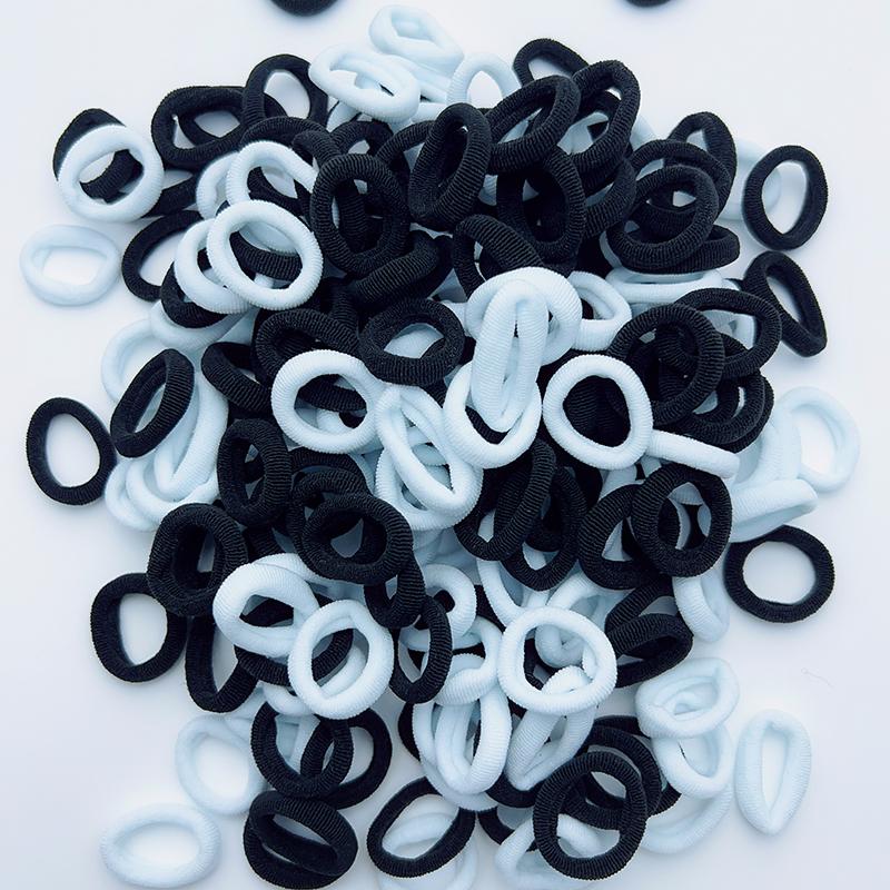 

100 шт./набор Детские эластичные резинки для волос Детские резинки для волос Сладкие скранчи Заколки для волос Повязка на голову Аксессуары для волос для девочек About 100pcs