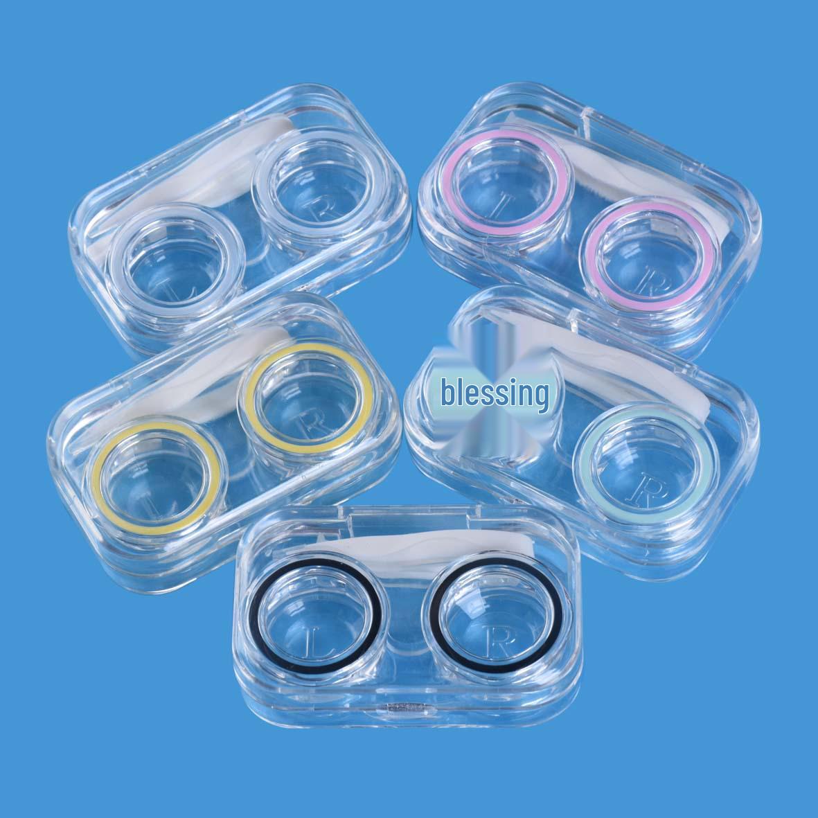 

WL09 Контейнер для контактных линз с крышкой без закручивания - Невидимые, Цветные, Портативные, Прозрачные с откидной крышкой для хранения. Lake Blue