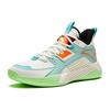 Anta Speedy Basketball Shoes Men's Mid Top White Green Blue 112341604-5