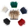 Feather1/5/10 Meter Australia Ostrich Feathers Cloth Trims 4-8 Inch/10-20CM Ribbon for Carnival Party Diy Costume