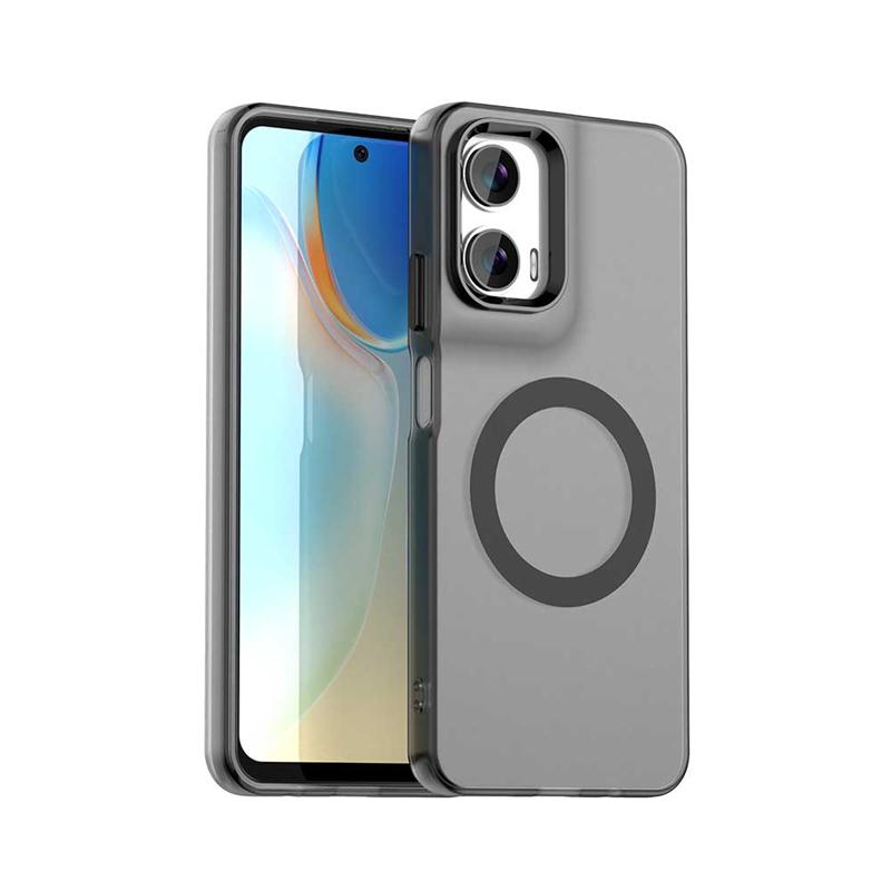 Transparent Case For Motorola Moto G35 Case Moto G35 G 35 5G Magnetic Adsorption Wireless Charge Back Cover For Moto G35 Case