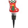 Reusable Christmas Wine Bottle Stopper Vacuum Sealed Christmas Bottle Sealing Plug  Holiday Party