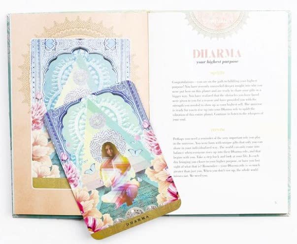 Kancharo Oracle Card Tarot Card Reading Path Oracle Deck Luxury Storage A Yogic Path Oracle Deck and Guidebook Box Includes Japanese Oracle Card Basic