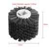 Abrasive Wire Polisher, Wire Drawing Wheel Brush, for Deburring and Polishing Wood Furniture, High-Density Abrasive Wire, Rust-Resistant, Acid-Resista