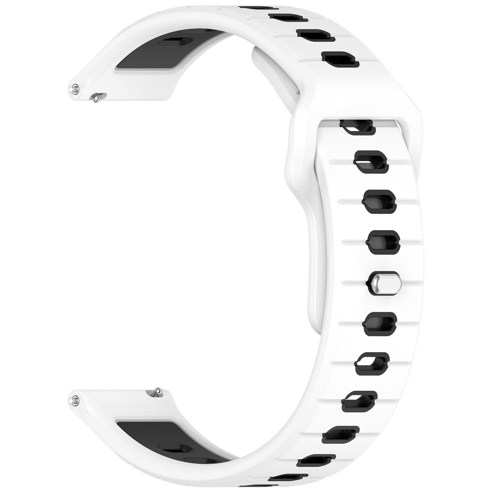 

Replacement Band Smartwatch Breathable Straps for Helio Straps Bracelets Sweatproof Wristband Quick Release Belt чорний/білий
