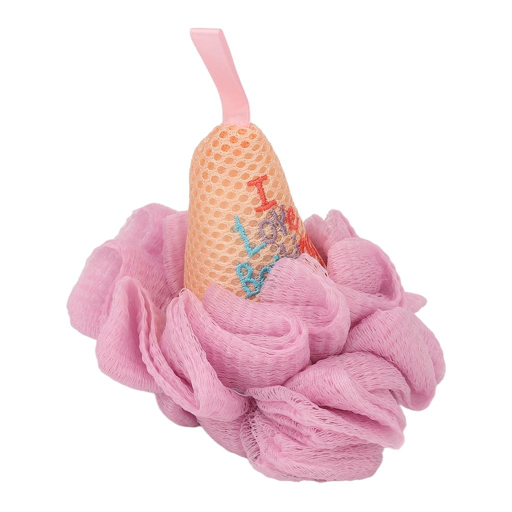 Bath Shower Sponge Ice Cream Shape Fine Mesh Elastic Dense Foaming Comfortable Body Wash Mesh for Women Men