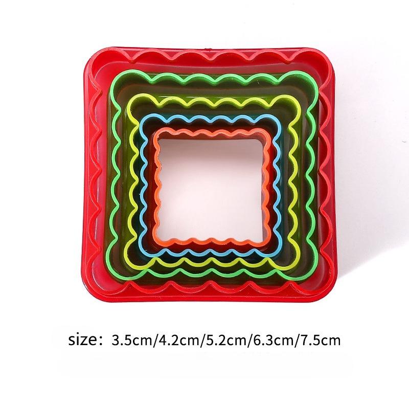 FAIS DU Sandwich Cutters for Children Kids Christmas Tree Heart Star Shapes Cutters Fruit Vegetable Bread Toast Food Cookie Mold