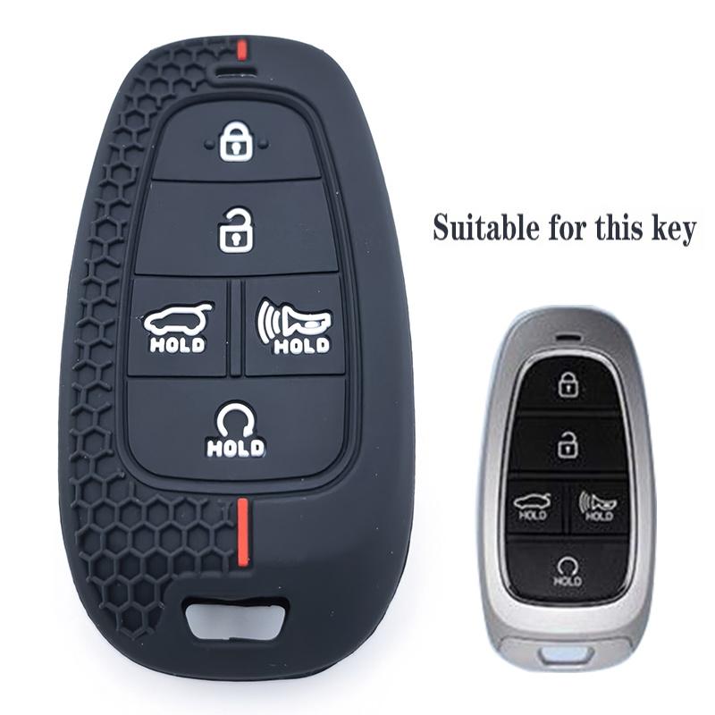 

Car Remote Key Case Cover For Hyundai Sonata Sel Ev 6 Ev 8 Ioniq 5 Nexo Tucson Sonata Grandeur Sonata Limited 5 Button