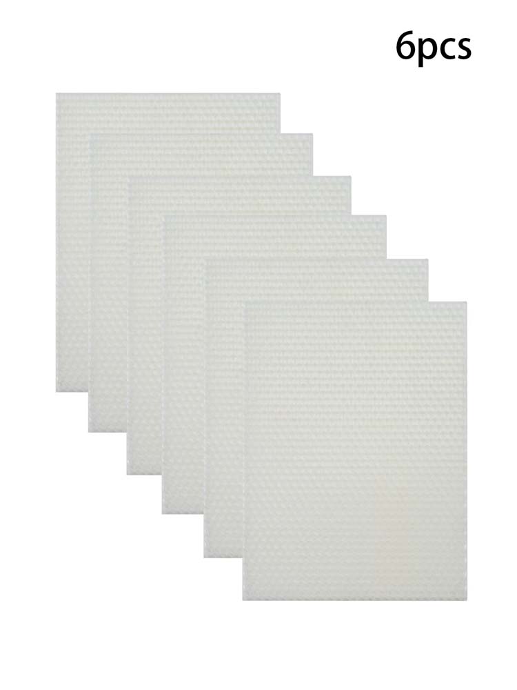 Kit 6 Fogli di Cera d'Api Colorati Rotoli per Candele Fai da Te Candele Artigianali Senza Fumo Fetta di Cera a Nido d'Ape Materiale per Attività Genitore-Figlio