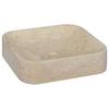 Cream Wash Basin 40 X 40 X 10 Cm Marble