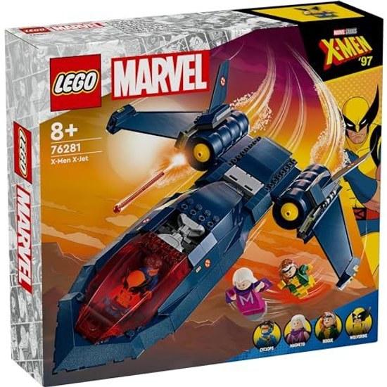 LEGO Super Heroes X-MEN X-Jet toy gift birthday block Christmas boy girl child 8 years old 9 10 elementary school Marvel goods figure 76281