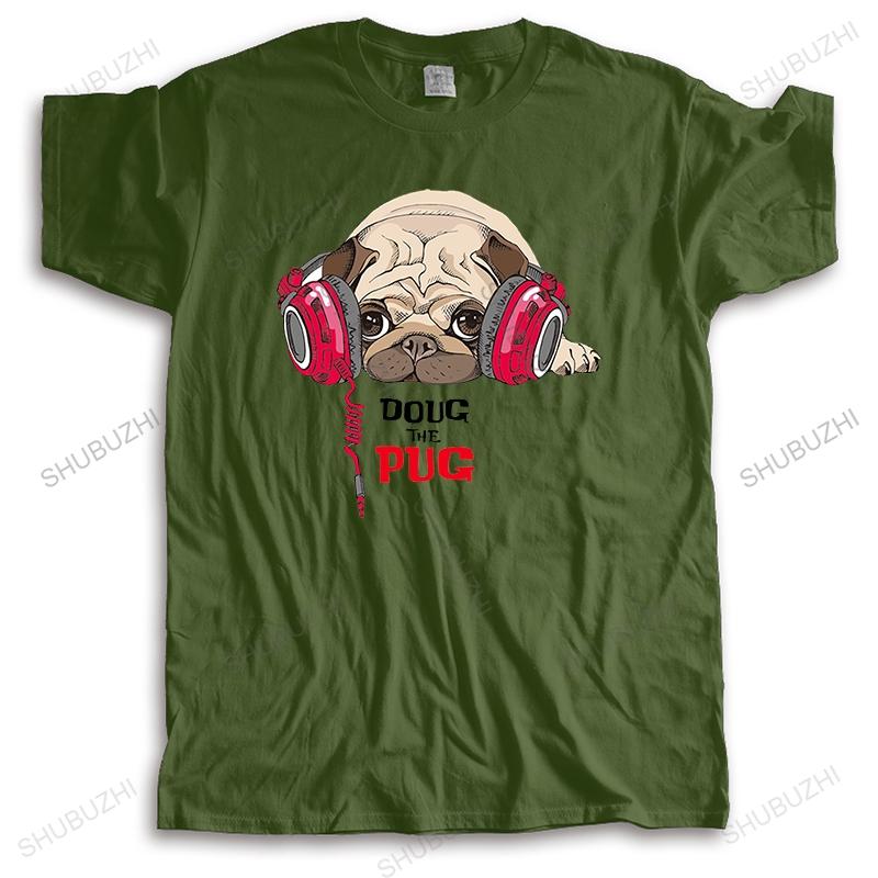 Dog Patch Cute PUG Music New Design T Shirt Transfer Patches Shubuzhi Brand Cotton Tshirt Drop Shipping