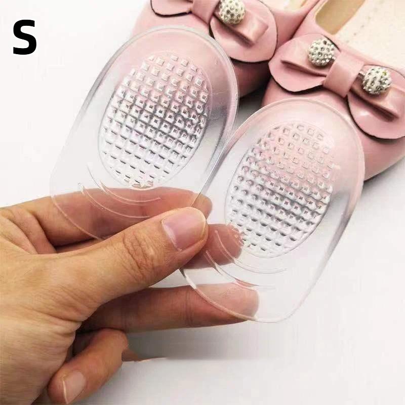Gel Heel Anti Abrasion Pads 1 Pair Thickened Shock Absorption Adhesive Back Unisex for Long Standing Running Hiking
