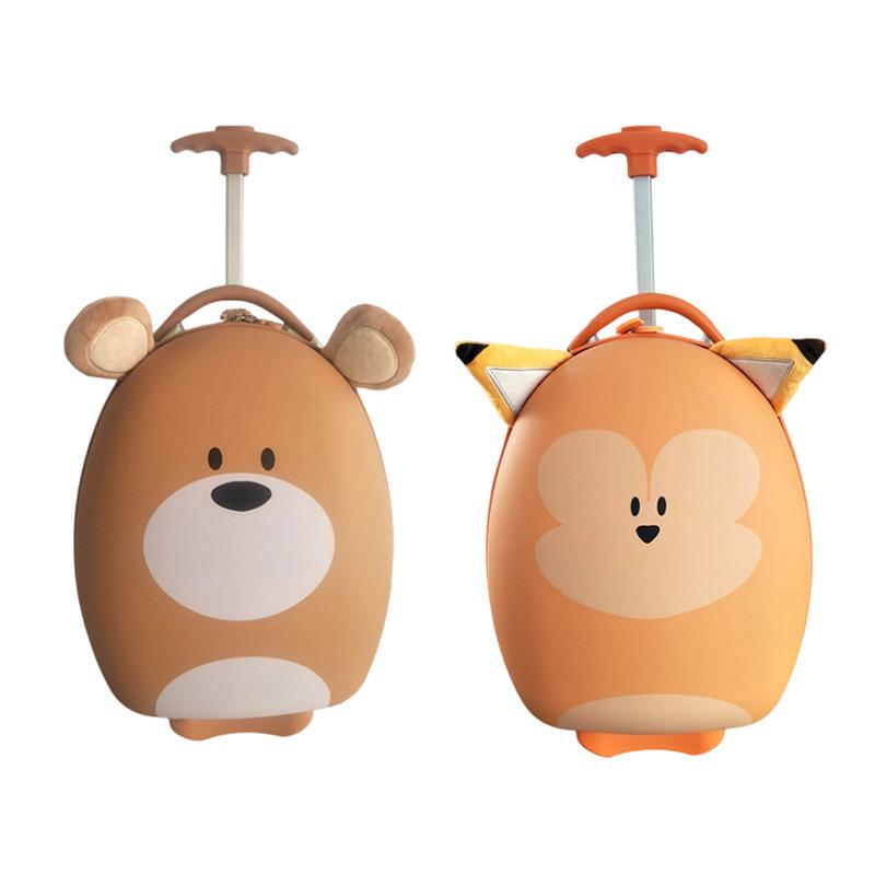 Children's 16" Eggshell Cartoon Trolley Suitcase