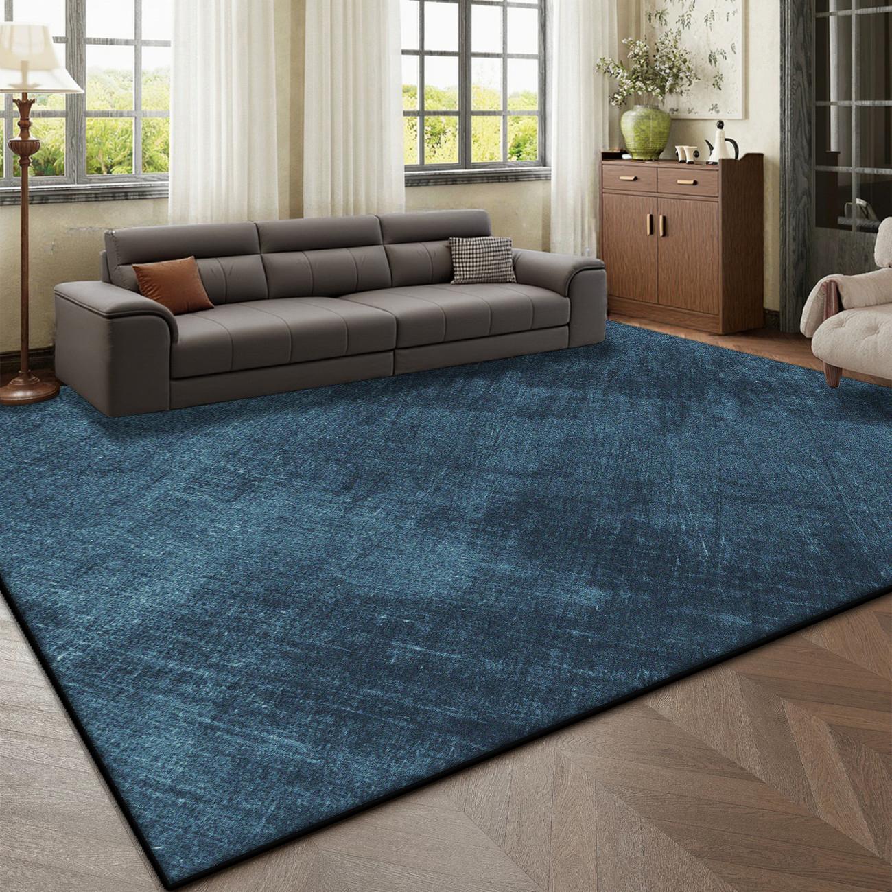 

Modern Light Luxury Large Living Room Carpets Minimalism Decoration Washable Solid Color Rug Bedroom Bathroom Non-slip Floor Mat 80*120cm